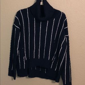 Navy Blue turtle neck sweater
